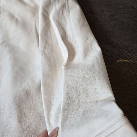 Wilfred The Ganna Shirt Jacket Size Small Cream Aritzia - Picture 9 of 10